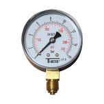 Manomètre ABS à cadran sec RADIAL Mâle 1/4" (8/13)- Ø63 - 0 à 16 bar - Sferaco