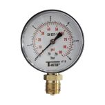 Manomètre ABS à cadran sec RADIAL Mâle 1/2" (15/21) - Ø80 - 0 à 6 bar - Sferaco
