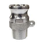 Raccord rapide à cames aluminium adaptateur mâle F - 3/4'' (20/27)
