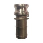 Raccord rapide à cames inox adaptateur cannelé E - 1''1/2 (40/49)