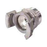 Raccord symétrique aluminium, mâle 1"1/4 (33/42) à verrou, DN32 - SFERACO