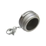 Raccord symétrique aluminium bouchon à verrou avec chaînette, DN65 - SFERACO