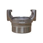 Raccord symétrique inox mâle 1"1/2 (40/49) sans verrou, sans joint, DN40 - SFERACO