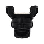 Raccord symétrique Guillemin à verrou DN40 PP - Mâle 1"1/2 (40/49) - Type pompier