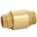 Clapet de retenue toutes positions Laiton PN25 Mâle Mâle Ø1/2" (15/21) - Sferaco