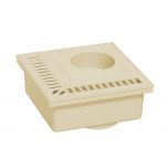 Siphon de balcon PVC 200x200mm - Sable