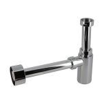 Siphon lavabo design ABS chromé
