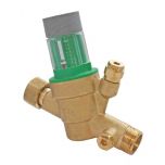 Régulateur de pression SECUPRO avec clapet anti-pollution et manomètre PRONORM - mâle/femelle écrou libre 3/4" (20/27) - Somatherm