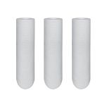 Lot de 3 cartouches filtrantes extrudées 20µ  9" 3/4" (20/27) - Pour tous les filtres - Merkur