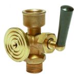 Robinet porte-manomètre à décompression à bride de contrôle - Mâle femelle 1/2" (15/21) - Sferaco