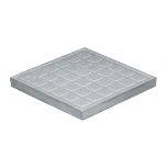 Tampon de sol polypropylène 187 x 187 mm - Gris - First Plast