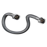 Flexible sanitaire POLYMÈRE Øintér.8mm - Femelle 3/8" / Femelle 3/8" - 300mm - TAQ 