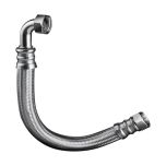 Flexible sanitaire coudé Inox Øintér.13mm - Femelle Femelle 1/2" (15/21) - 1500mm - TAQ SUPER