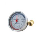 THERMADOR Manothermomètre AXIAL Mâle 1/2"- Ø80mm-0 à 4bar-0 à 120°C