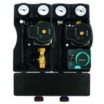 Groupe hydraulique MODULFIT PREMIUM COMPACT XS direct et mélangé avec circulateur, collecteur + RA230AC - Thermador