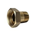 Raccord laiton 2 pièces à porter plate femelle écrou libre 1-1/4" (33/42) - Mâle 1" (26/34) - Thermador
