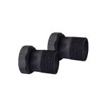 Lot de 2 raccords union en acier pour circulateur G1"1/2" (40/49) - sortie Mâle 1"1/4" (33/42) - Thermador