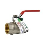 Vanne à sphère PN30 Passage intégral ACS Poignée rouge F/F 1''(26x34) SOMATHERM