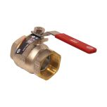 Vanne à sphère SENA PN30 ACS, Femelle/Femelle 2" (50/60), avec poignée plate rouge - Arco