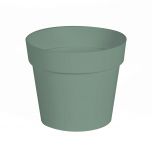 Pot de fleur Toscane Ø15 x 13,6 cm rond - 1,6 litres - vert laurier - EDA