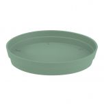 Soucoupe Ø 18,5 cm pour pot de fleur Toscane POP Ø 25 cm - Vert Laurier - EDA