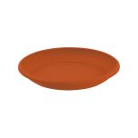 Soucoupe UNIVERSELLE Orange Terre Battue Ø30 cm, pour pot OSAKA Ø40 cm - EDA