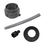 Kit raccord chéneau pour récupérateur d'eau Gris Ø70-80-100 et carré 75 mm