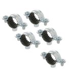 5 colliers isophonique simple M7 x 150 pour tube Ø40 - Arcanaute