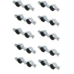 10 colliers isophonique double M7 x 150 pour tube Ø14 - Arcanaute