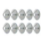 10 rosaces coniques zinguées Ø28 - hauteur 9 mm - Arcanaute