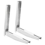 Jeu support appareil air conditionné (soudé) Inox AISI 316 - 500 x 500 mm ép. 2 mm - Arcanaute