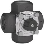 Vanne mélangeuse fonte 4 voies femelle 1" (26/34) - Kvs 17 - Thermador