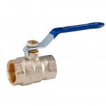 Vanne à sphère sans plomb PN40 Passage Intégral ACS Poignée bleue F/F 3/8"(12x17) SFERACO