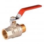 VANNE A SPHERE PN 40 ACS 3/8" MF (poignée plate rouge)