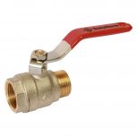 Vanne à sphère PN30 Passage intégral ACS Poignée rouge M/F 2"(50x60) SOMATHERM