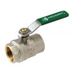 Vanne à sphère Passage intégral NF PN16 ACS Poignée Plate Verte F/F 1"1/2 (40/49) SOMATHERM