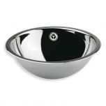 Vasque inox à encastrer H16,5cm - Ø44cm - Ondyna VX244