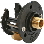 Sortie de cloison FIXOPLAC WC - Raccord coudé PER à glissement Ø12 - Mâle 3/8" (12/17) - Somatherm