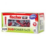 Boîte de 20 chevilles DuoPower Ø14x70mm - Fischer