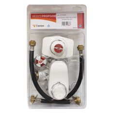 Kit Propane bi-bouteille - Lyre 35cm (5 ans) - 4.0kg/h - 37mbar