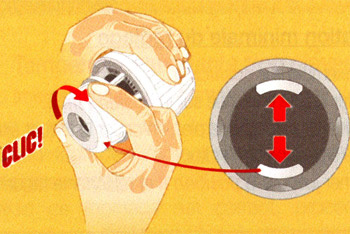 Démontage de la tête RA 2990 DANFOSS