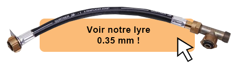 Lyre haute pression 450mm G2 pour camping-car