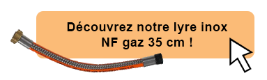 Découvrez notre lyre INOX NF Gaz 35 cm !