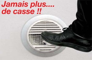 Grille anti-choc en aluminium