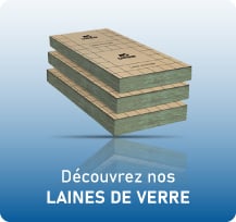 Laine de verre pour isolation