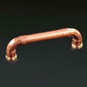 Poignée cuivre meuble cuisine