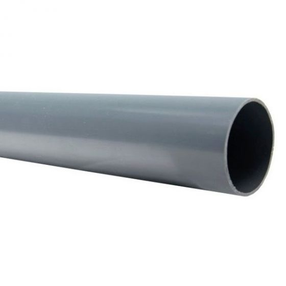 Tube PVC NF-ME bout lisse - 2m