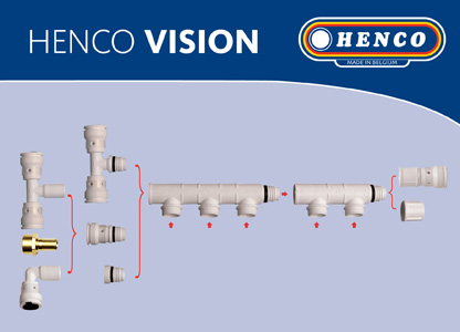Assemblage collecteur vision Henco